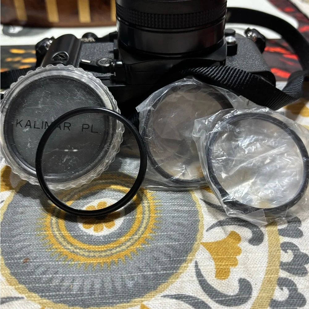 Nikon Black 300mm Telephoto Lens camera and multiple lenses and other parts